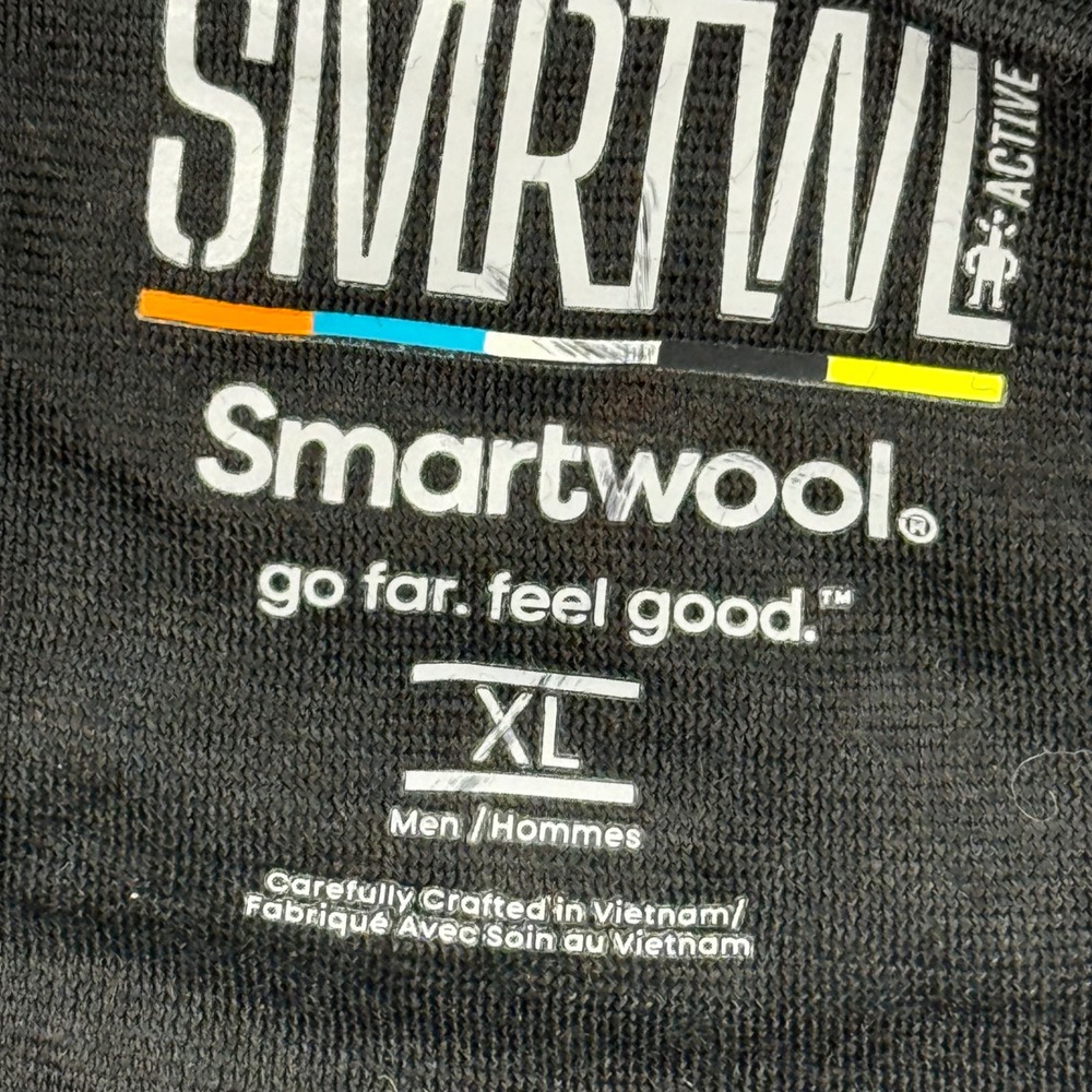 Smartwool Mens Active Lined Shorts Black Merino Wool Blend XL Running Gym 7in - Picture 3 of 9